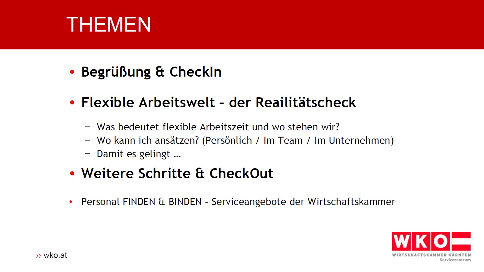 Flexible Arbeitszeit Modelle - Step2